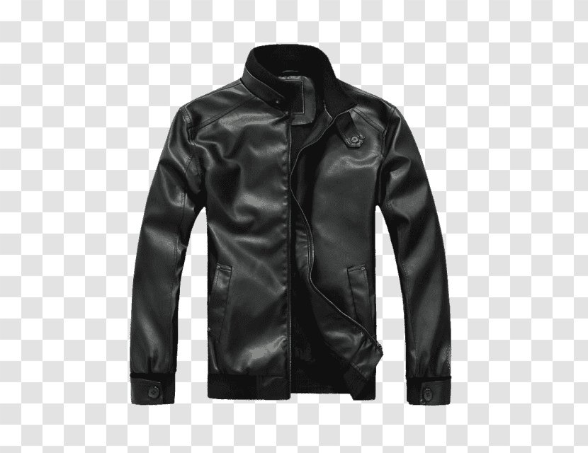 Hoodie Leather Jacket Coat Clothing - Pocket Transparent PNG