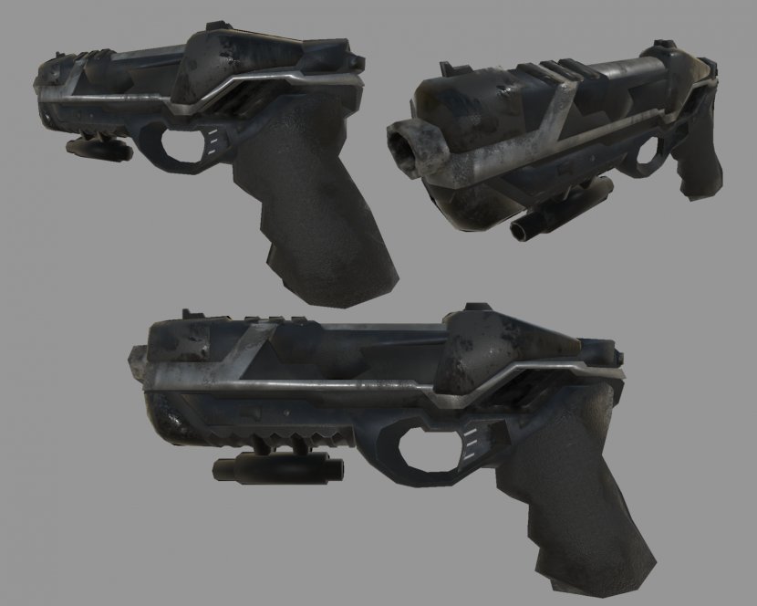 Weapon Firearm Pistol Science Fiction Handgun - Heart - Hand Gun Transparent PNG