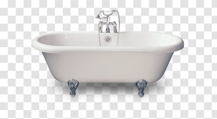 Towel Bathtub Shower Bathroom - Clawfoot Tub Transparent PNG