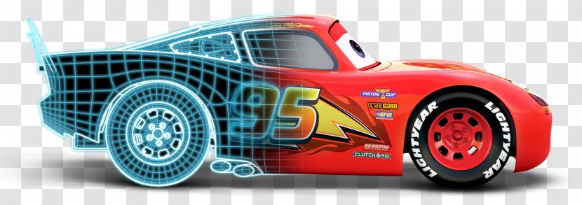 Lightning McQueen Mater Doc Hudson Cars Pixar - Automotive Wheel System - 3 Transparent PNG