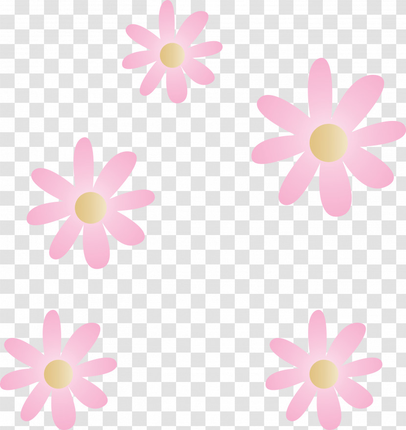 Pink Petal Flower Pattern Plant Transparent PNG