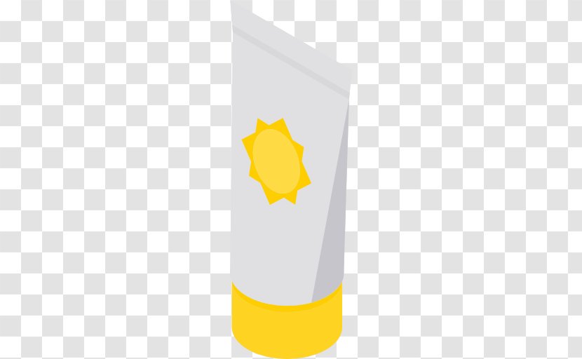 Angle Font - Yellow - Sun Cream Transparent PNG