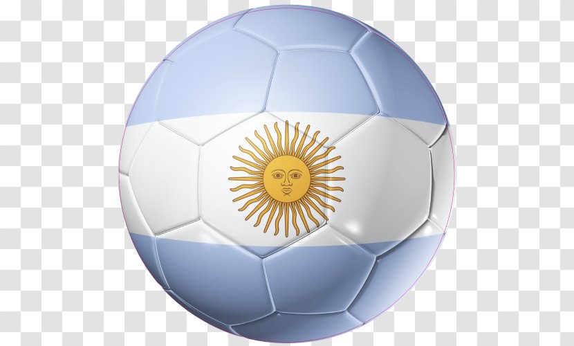 Flag Of Argentina National Football Team 2014 FIFA World Cup - Ballon Foot Transparent PNG