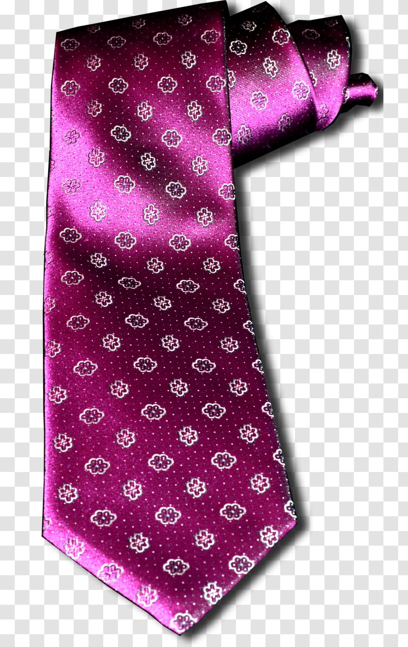 Necktie Silk Pink M - Purple - Satin Transparent PNG