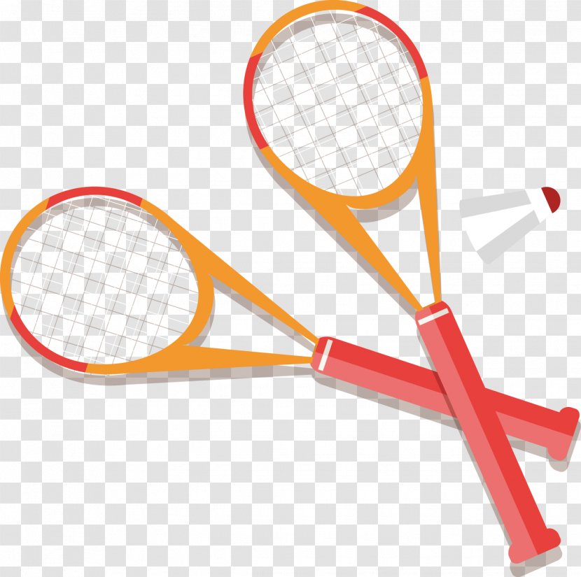Strings Badminton Racket Sport - Tennis - Vector Elements Transparent PNG