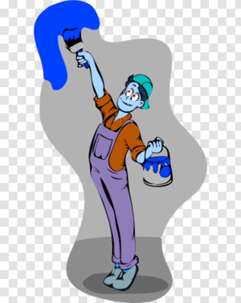 Painting House Painter And Decorator Paintbrush Clip Art - Watercolor - Picture Transparent PNG