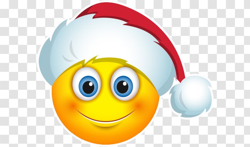 Smiley Santa Claus Emoji Emoticon Christmas Day - Jiffy Pop Transparent PNG