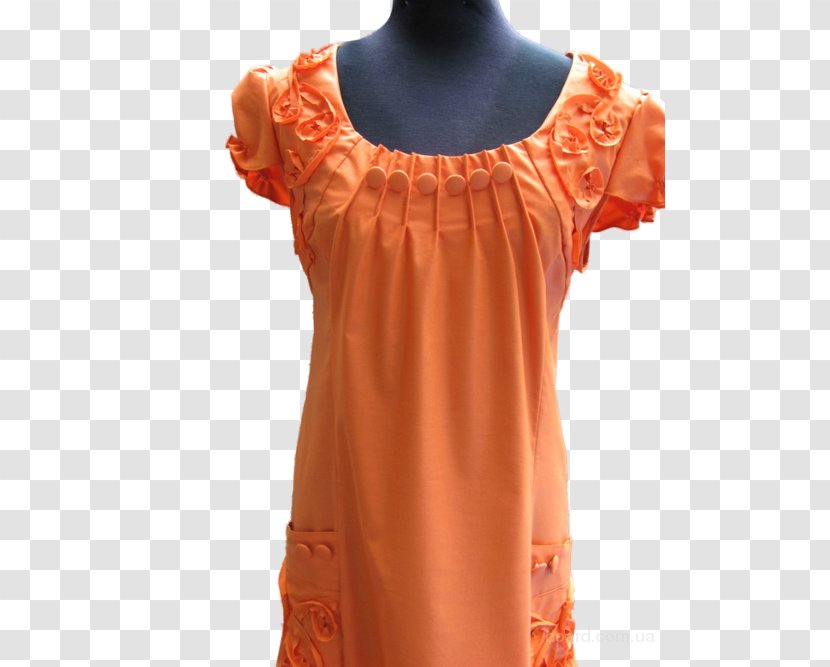 Shoulder Sleeve Blouse Dress - Clothing Transparent PNG