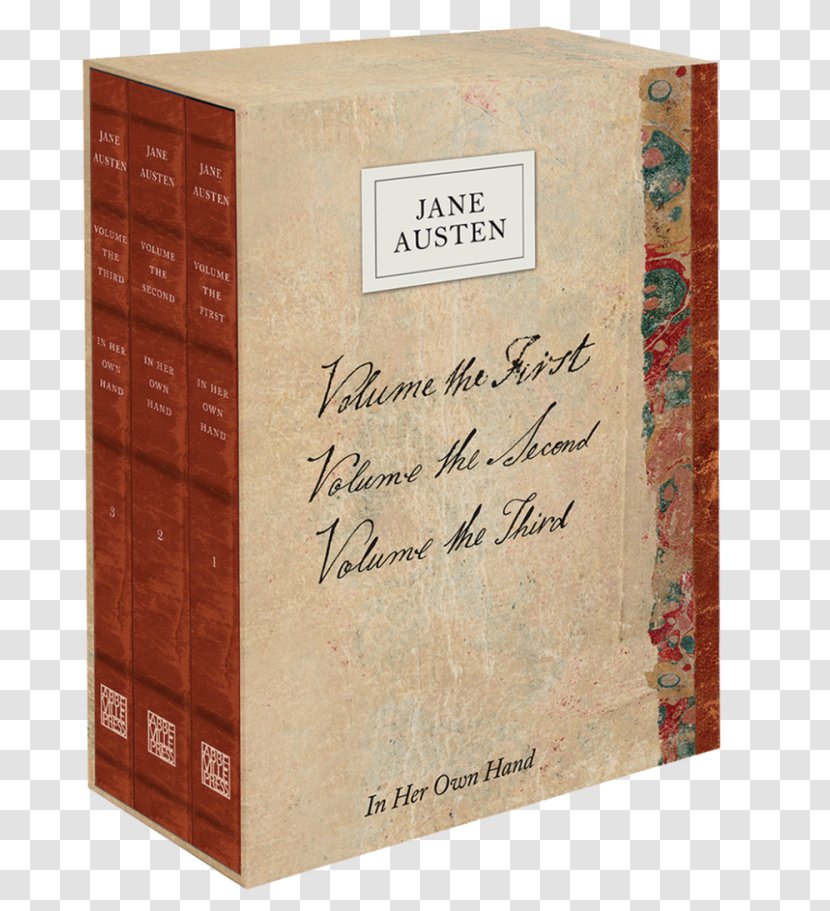 Volume The Third By Jane Austen: In Her Own Hand First Second Book - Box - Austen Transparent PNG