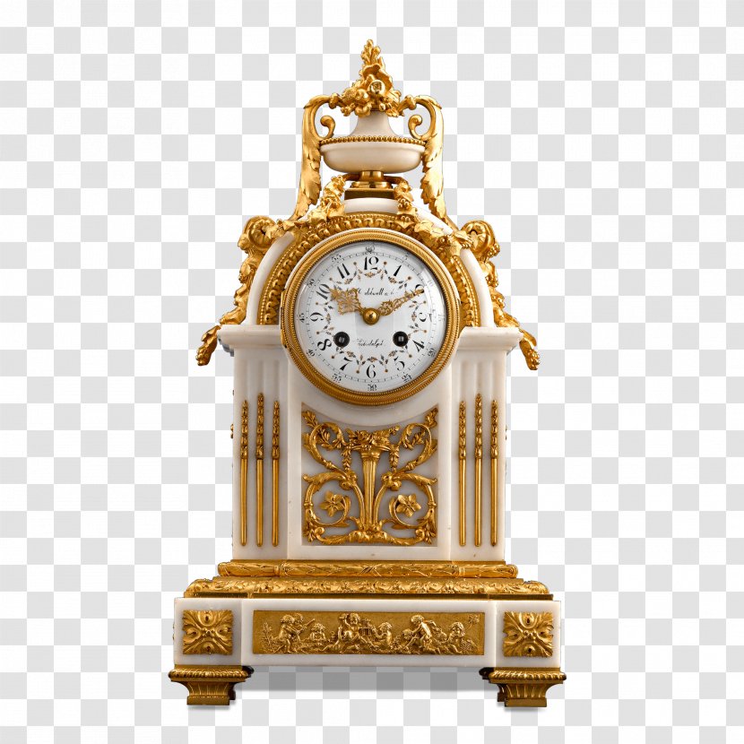 French Empire Mantel Clock Fireplace Bracket Transparent PNG