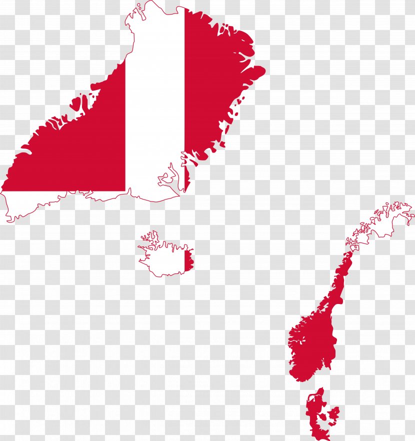 Flag Of Norway Denmark Map Belarus - Magenta Transparent PNG
