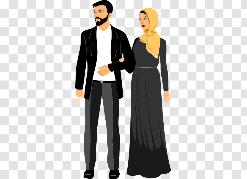 Muslim Hijab - Standing - Islam Transparent PNG