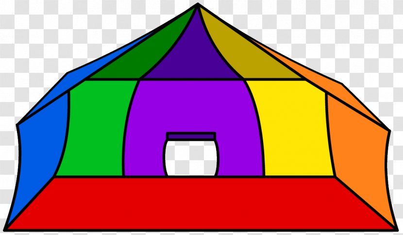 Club Penguin Igloo Tent Clip Art - Artwork - Circus Pics Transparent PNG