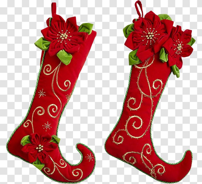 Christmas Stockings Sock Tree Clip Art - Holiday Transparent PNG