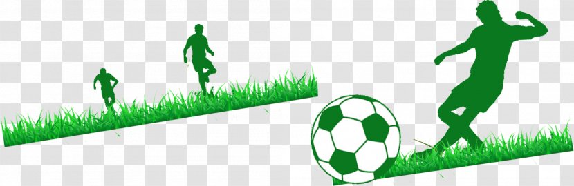 Football Lawn Athlete - Athletes Playing Turf Material Transparent PNG