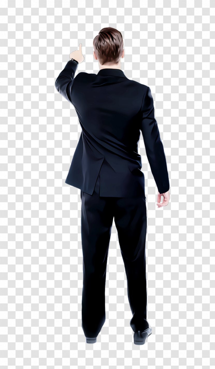 Suit Clothing Standing Formal Wear Outerwear - Blazer Sleeve Transparent PNG