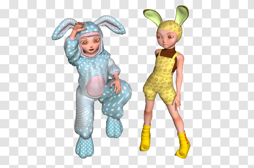Easter Bunny Costume Toddler Headgear Stuffed Animals & Cuddly Toys - Toy - Ji Transparent PNG