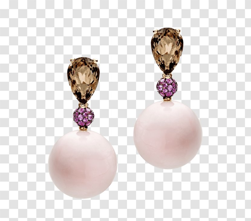 Earring Pearl De Grisogono Jewellery Watch - Gemstone Transparent PNG