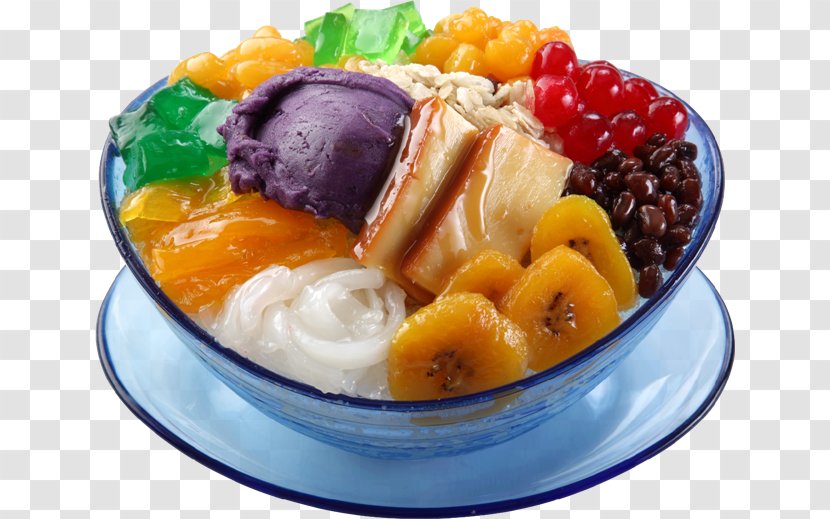 Halo-halo Filipino Cuisine Ice Cream Milk Shaved - Fast Food - Halo Transparent PNG