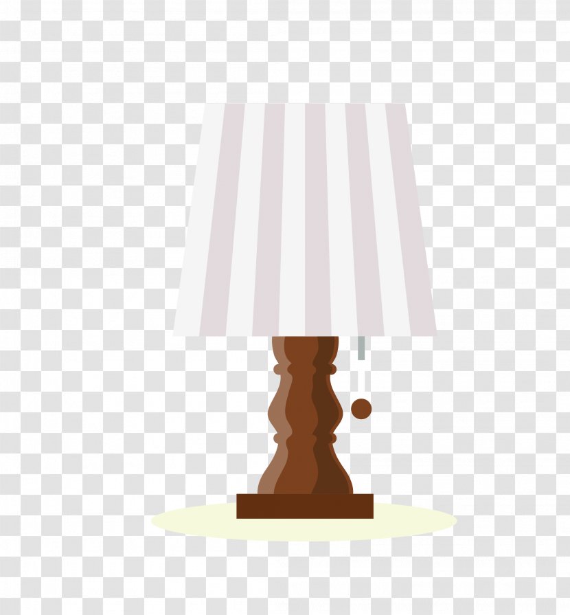 Table Lampe De Bureau Lamp Shades - Lighting - Vector Retro Material Transparent PNG
