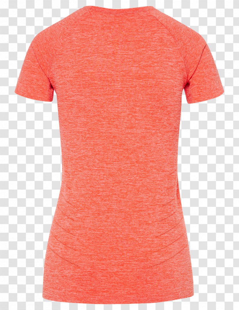T-shirt Hoodie Sleeve Sportswear Dress - Peach - Cherry Tomato Transparent PNG