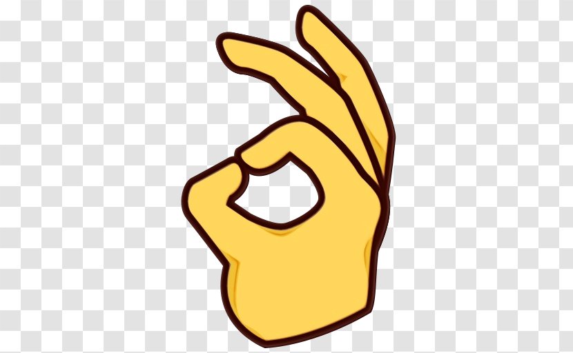 Emoji Ok - Hand - Symbol Gesture Transparent PNG