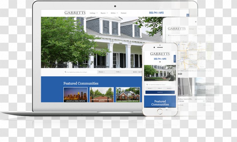 Real Estate Garretts Realty Group Property Agent - Innovation - Blue Technology Transparent PNG