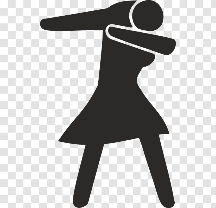Dab Gesture Sticker Russia Iron-on - Monochrome - DAB Transparent PNG