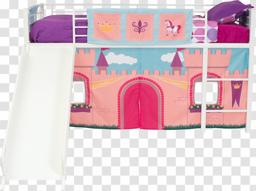 Bunk Bed Curtain Loft Window - Furniture - Castle Princess Transparent PNG