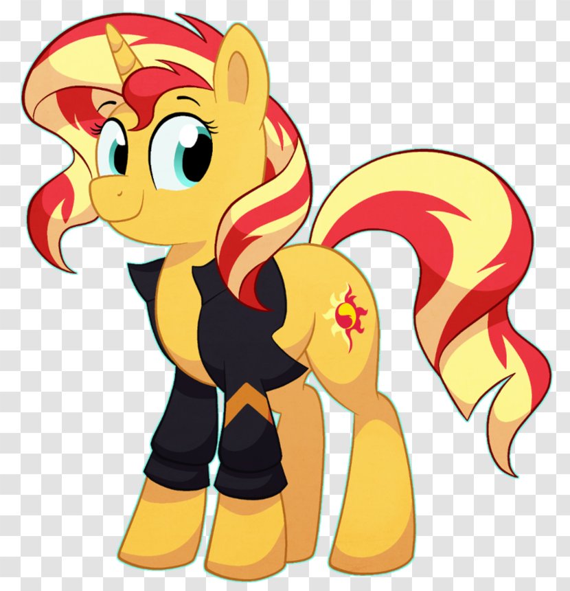 Pony Horse DeviantArt Sunset Shimmer - Fictional Character Transparent PNG