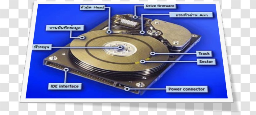 Computer Hardware Hard Drives - Disk Drive Platter Transparent PNG