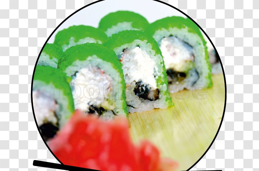 California Roll Sushi 07030 Comfort Food Garnish - Cuisine Transparent PNG