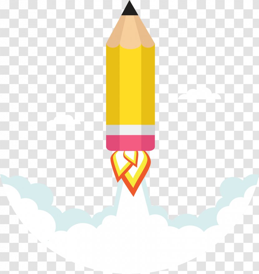 Pencil Rocket Drawing - Istock - Start Transparent PNG