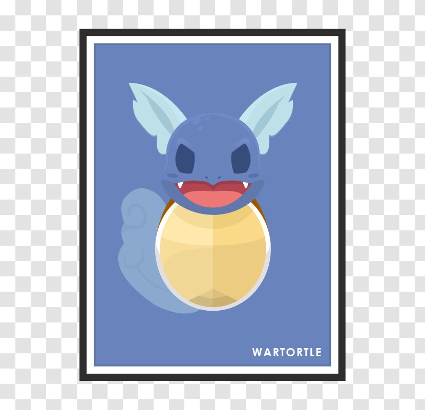 Pokémon X And Y Pikachu Art Poster - Blue - Minimalist Transparent PNG