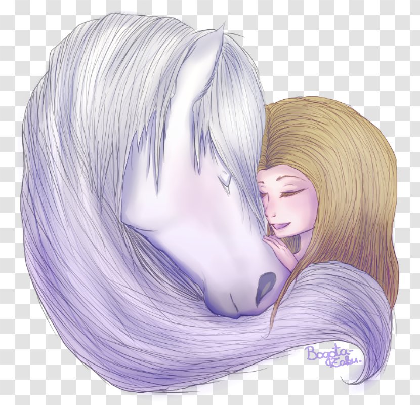 Mane Unicorn Hair Coloring Horse - Purple Transparent PNG