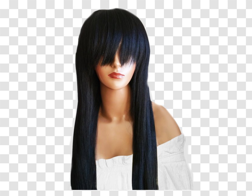 Long Hair Lace Wig Coloring Transparent PNG