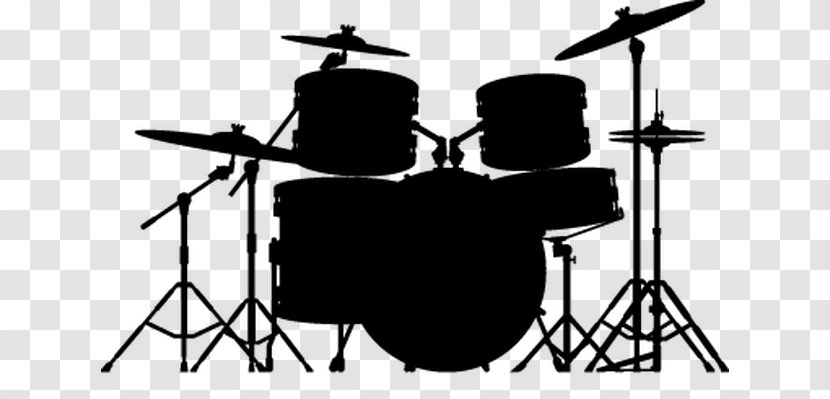 Musical Instrument Drum Wind Saxophone - Silhouette - Drummer Cliparts Transparent PNG