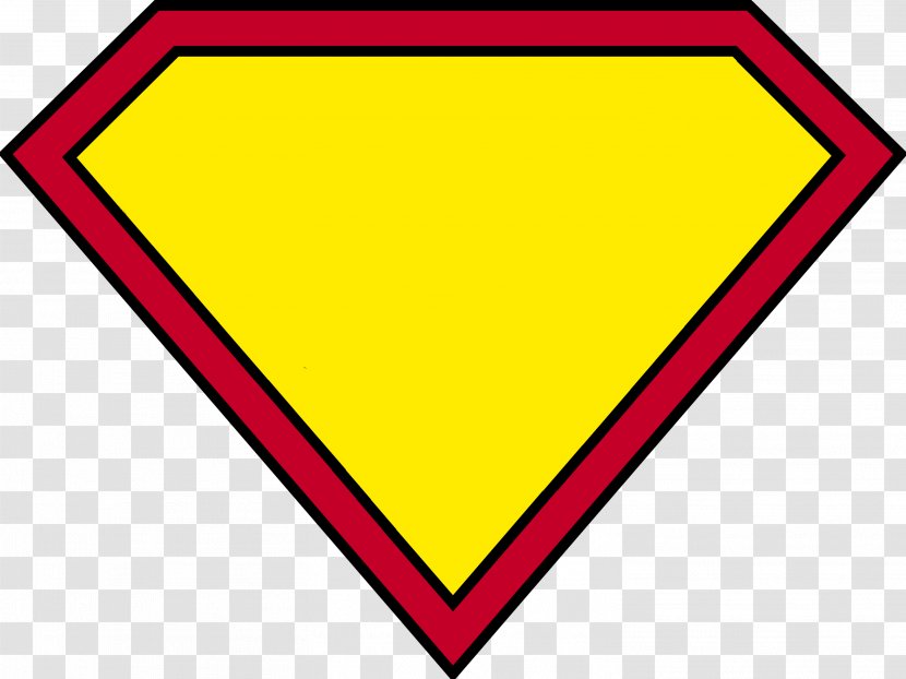 Superman Logo Clip Art - Yellow Transparent PNG