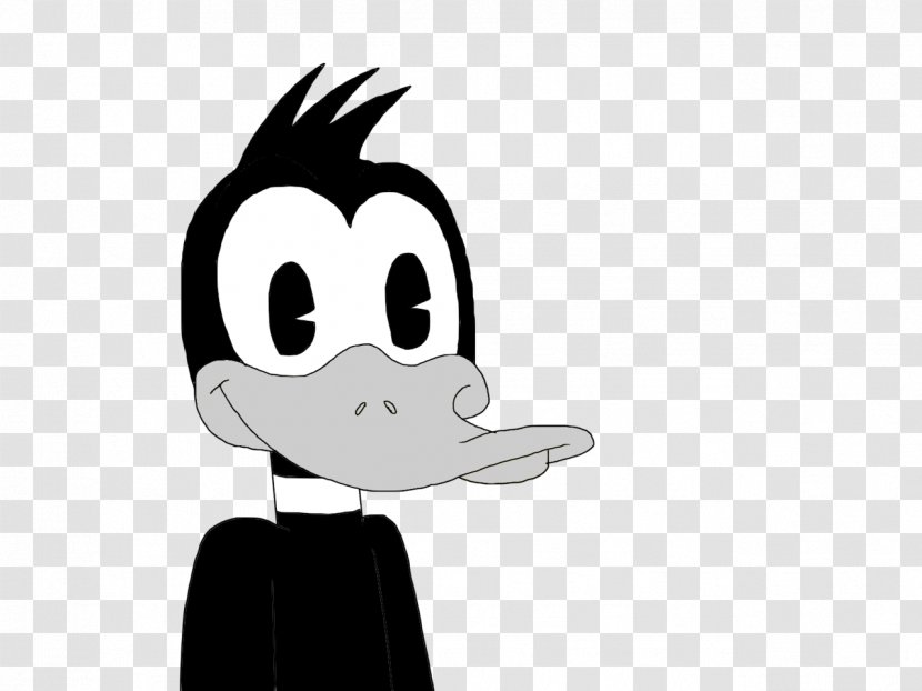 Daffy Duck Donald Black And White Daisy Cartoon - Fictional Character Transparent PNG