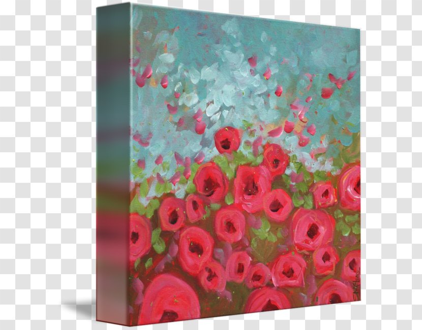 Flower Floral Design Painting Acrylic Paint - Red - Rose Leslie Transparent PNG