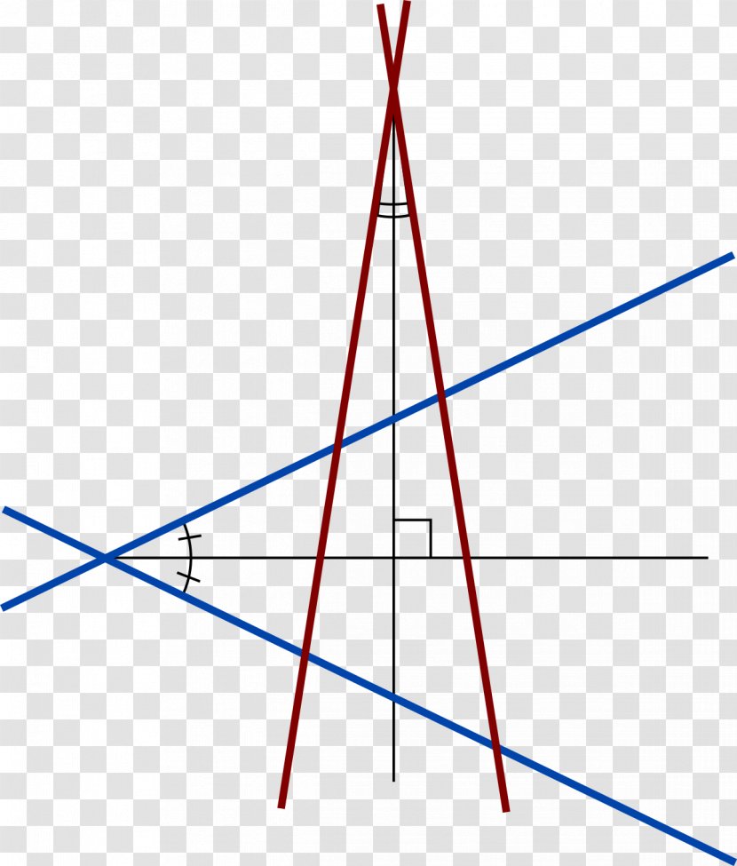 Antiparallel Triangle Line Mathematics - Shape Transparent PNG