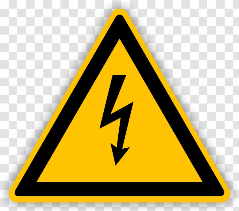 Electrical Injury Hazard Symbol Electricity Warning Sign - Risk Transparent PNG