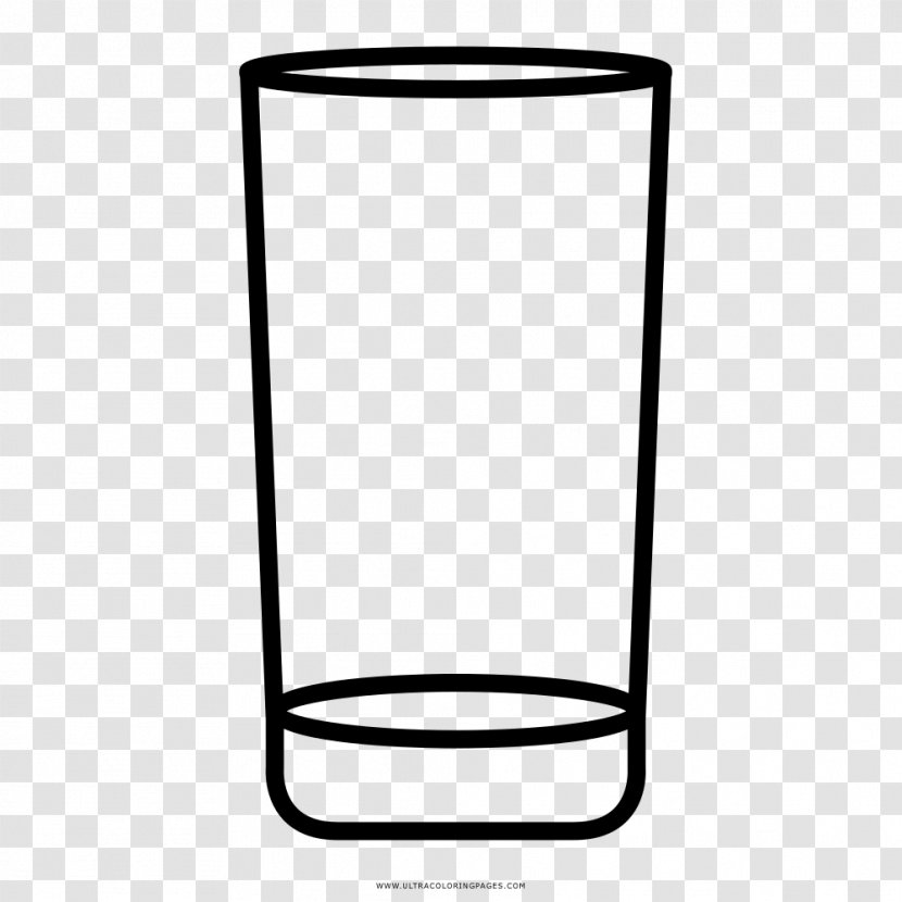 Highball Glass Drawing Coloring Book Window - Drinkware - Shooter Transparent PNG
