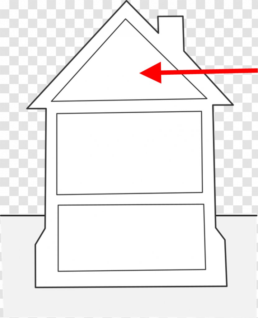 House Line Art Clip - Triangle - Clipart Transparent PNG