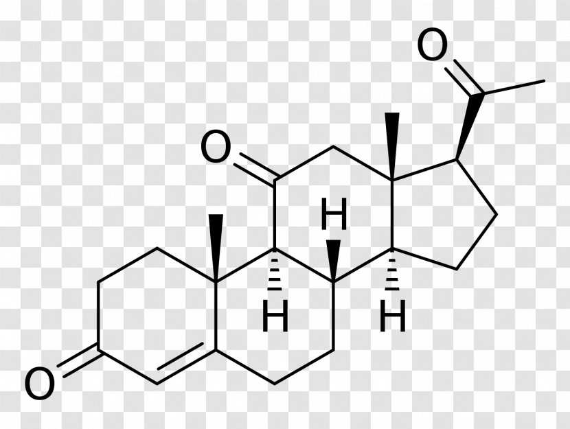 Hydroxyprogesterone Caproate Steroid Progestogen 11α-Hydroxyprogesterone - Monochrome - Black Transparent PNG