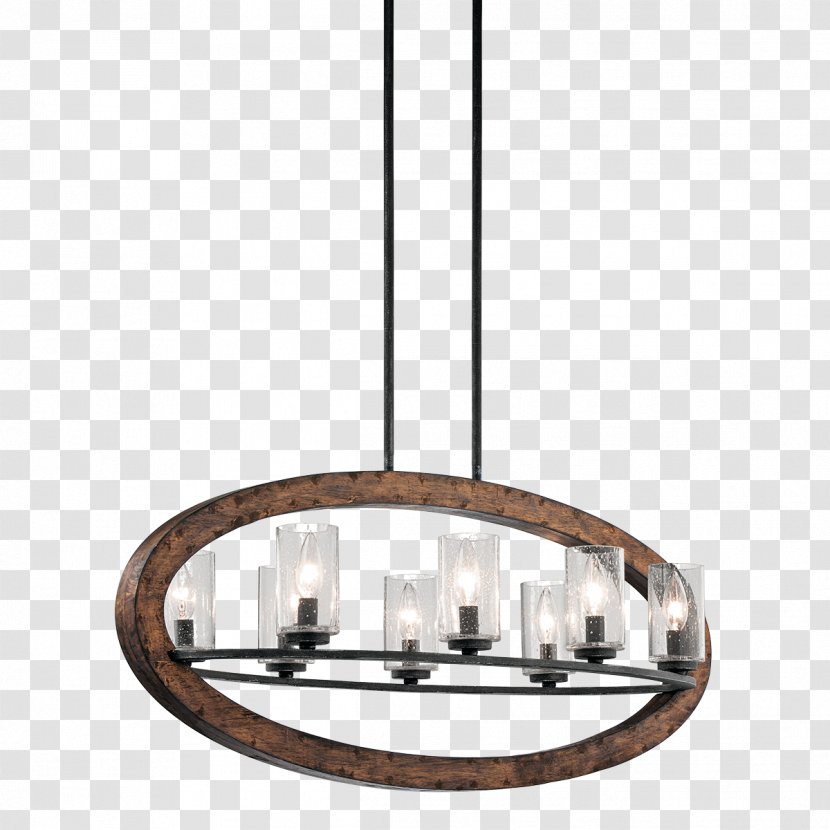 Lighting Chandelier Light Fixture Kichler - Incandescent Bulb Transparent PNG