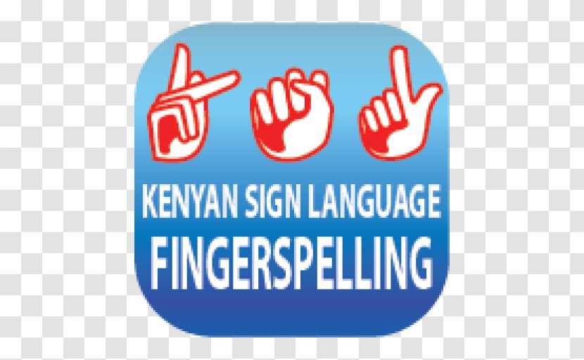 Kenyan Sign Language Google Play Fingerspelling Android - Area Transparent PNG