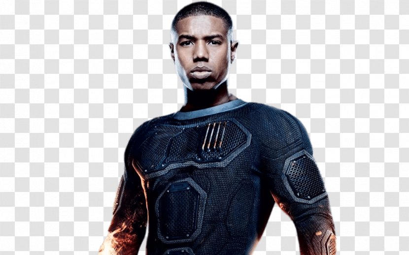 Michael B. Jordan Fantastic Four Human Torch Invisible Woman Thing - Marvel Comics Transparent PNG