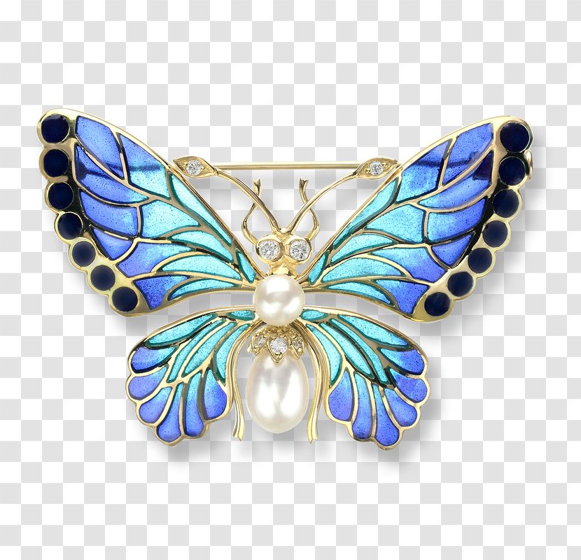 Butterfly Brooch Gold Plique-à-jour Jewellery - Carat Transparent PNG