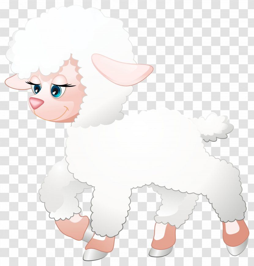 Dog Sheep Goat Canidae Clip Art - Tree - Lamb Transparent PNG